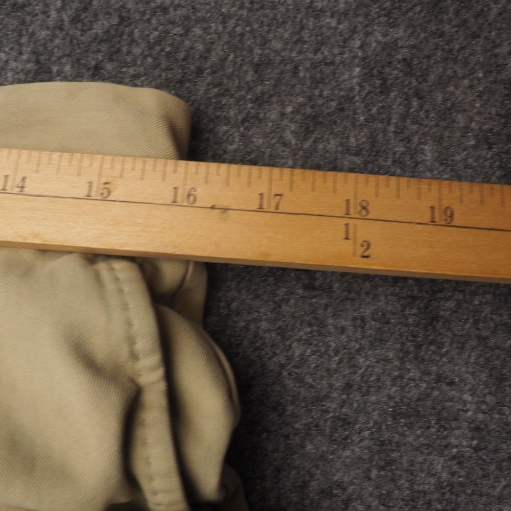 Tommy Bahama Pants Mens 34x34 Pleated Tan Solid Silk Cotton Island Coastal 3477 - Picture 6 of 11